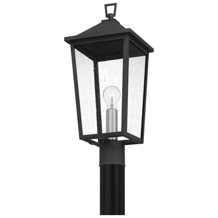 Myhouse Lighting Quoizel - STNL9009MB - One Light Outdoor Post Mount - Stoneleigh - Mottled Black