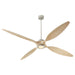 Myhouse Lighting Quorum - 28804-65 - 80"Ceiling Fan - Papillon - Satin Nickel