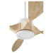 Myhouse Lighting Quorum - 28804-8 - 80"Ceiling Fan - Papillon - Studio White