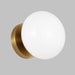 Myhouse Lighting Visual Comfort Studio - EV1011BBS - One Light Wall Sconce - Lune - Burnished Brass