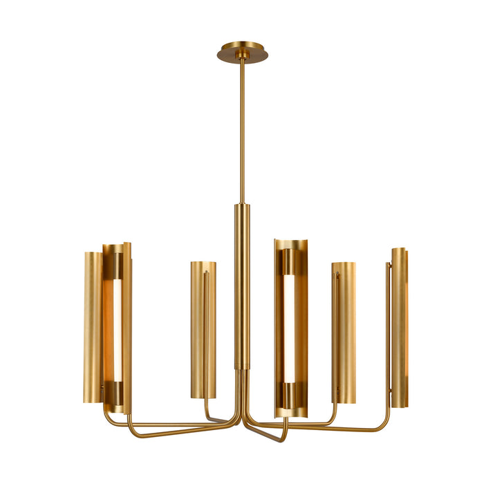 Myhouse Lighting Visual Comfort Studio - KC1076BBS - LED Chandelier - Carson - Burnished Brass