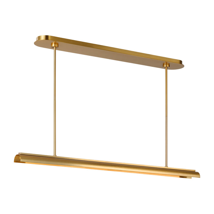 Myhouse Lighting Visual Comfort Studio - KC1091BBS - LED Linear Chandelier - Carson - Burnished Brass