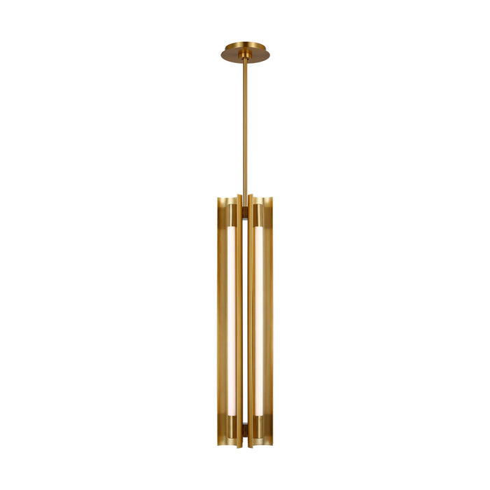 Myhouse Lighting Visual Comfort Studio - KP1084BBS - LED Pendant - Carson - Burnished Brass