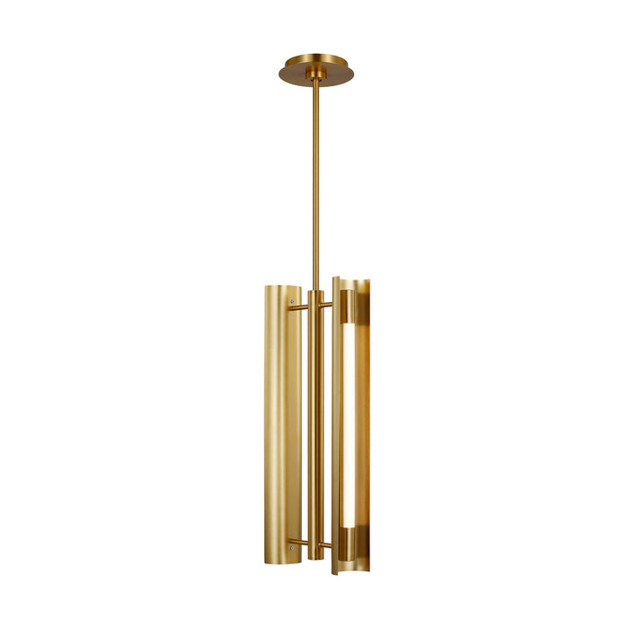 Myhouse Lighting Visual Comfort Studio - KP1092BBS - LED Pendant - Carson - Burnished Brass