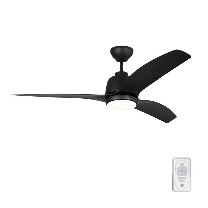 Myhouse Lighting Visual Comfort Fan - 3AVLCR54MBKD - 54``Ceiling Fan - Avila Coastal 54 LED - Midnight Black