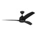 Myhouse Lighting Visual Comfort Fan - 3AVLCR54MBKD - 54``Ceiling Fan - Avila Coastal 54 LED - Midnight Black