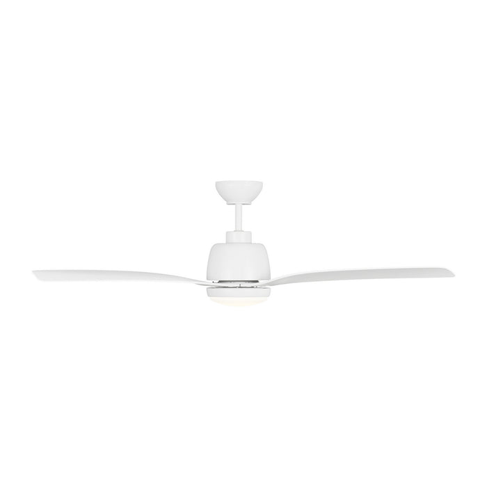 Myhouse Lighting Visual Comfort Fan - 3AVLCR54RZWD - 54``Ceiling Fan - Avila Coastal 54 LED - Matte White