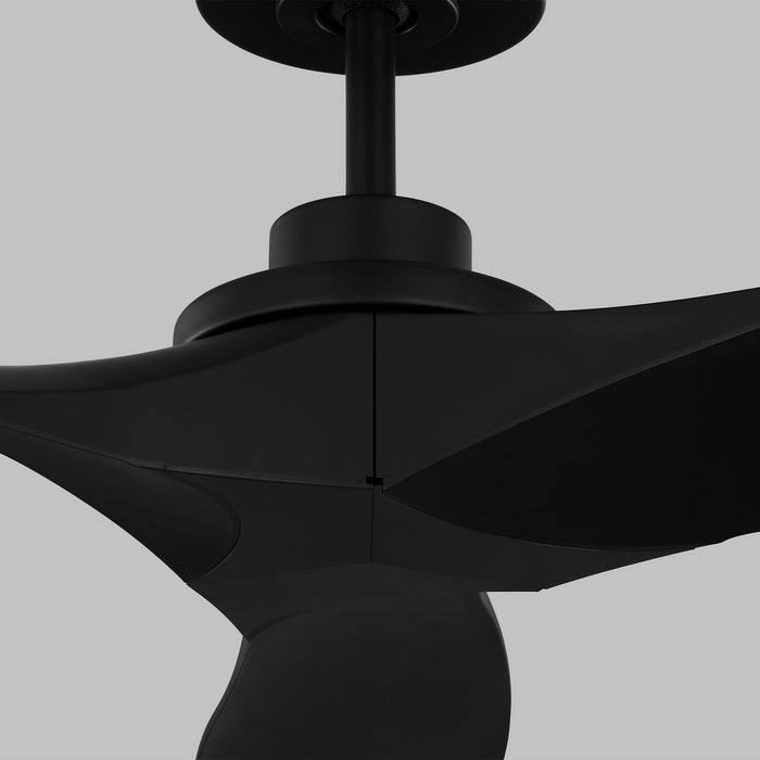 Myhouse Lighting Visual Comfort Fan - 3CLNCSM60MBK - 60``Ceiling Fan - Collins Coastal 60 Smart - Midnight Black
