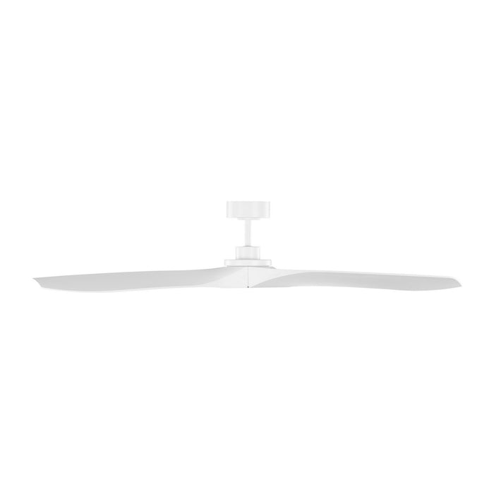 Myhouse Lighting Visual Comfort Fan - 3CLNCSM60RZW - 60``Ceiling Fan - Collins Coastal 60 Smart - Matte White