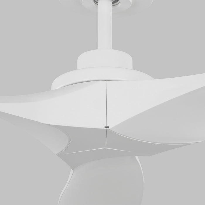 Myhouse Lighting Visual Comfort Fan - 3CLNCSM60RZW - 60``Ceiling Fan - Collins Coastal 60 Smart - Matte White