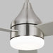 Myhouse Lighting Visual Comfort Fan - 3STMSM52BSD - 52``Ceiling Fan - Streaming 52 Smart LED - Brushed Steel