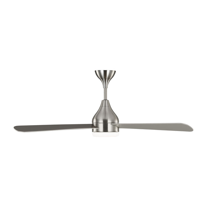 Myhouse Lighting Visual Comfort Fan - 3STMSM52BSD - 52``Ceiling Fan - Streaming 52 Smart LED - Brushed Steel