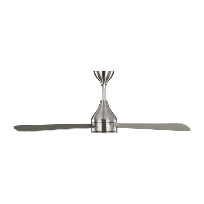 Myhouse Lighting Visual Comfort Fan - 3STMSM52BSD - 52``Ceiling Fan - Streaming 52 Smart LED - Brushed Steel