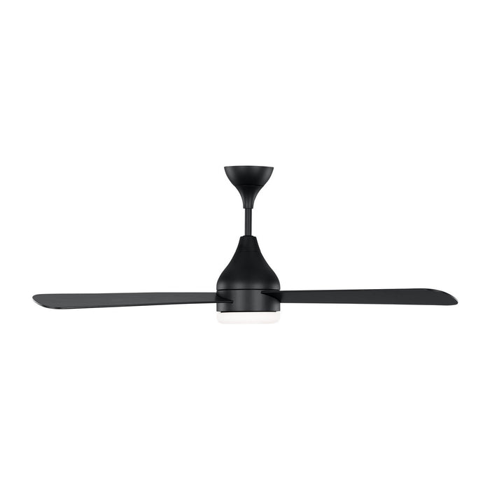 Myhouse Lighting Visual Comfort Fan - 3STMSM52MBKD - 52``Ceiling Fan - Streaming 52 Smart LED - Midnight Black