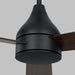 Myhouse Lighting Visual Comfort Fan - 3STMSM52MBKD - 52``Ceiling Fan - Streaming 52 Smart LED - Midnight Black