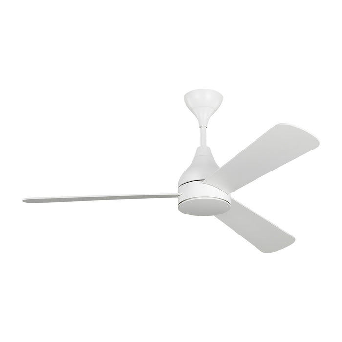 Myhouse Lighting Visual Comfort Fan - 3STMSM52RZWD - 52``Ceiling Fan - Streaming 52 Smart LED - Matte White