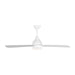 Myhouse Lighting Visual Comfort Fan - 3STMSM52RZWD - 52``Ceiling Fan - Streaming 52 Smart LED - Matte White