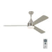 Myhouse Lighting Visual Comfort Fan - 3STMSM60BSD - 60``Ceiling Fan - Streaming 60 Smart LED - Brushed Steel