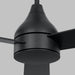 Myhouse Lighting Visual Comfort Fan - 3STMSM60MBKD - 60``Ceiling Fan - Streaming 60 Smart LED - Midnight Black