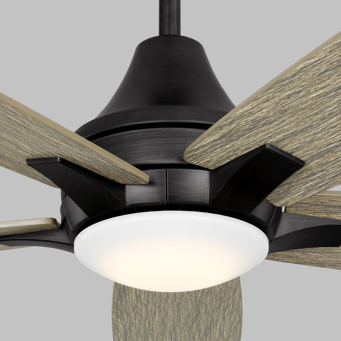 Myhouse Lighting Generation Lighting - 5LWDR52AGPD - 52"Ceiling Fan - Lowden - Aged Pewter