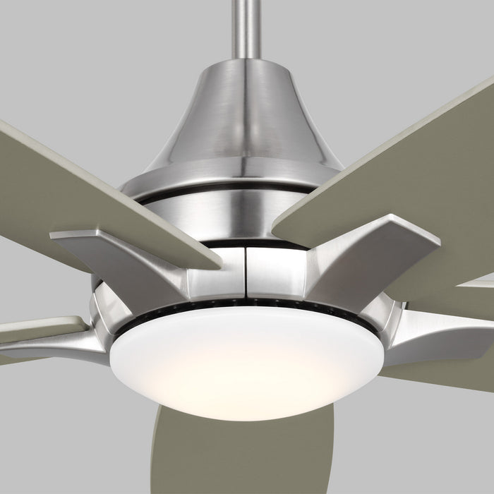 Myhouse Lighting Generation Lighting - 5LWDR52BSD - 52"Ceiling Fan - Lowden - Brushed Steel