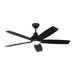 Myhouse Lighting Generation Lighting - 5LWDR52MBKD - 52"Ceiling Fan - Lowden - Midnight Black