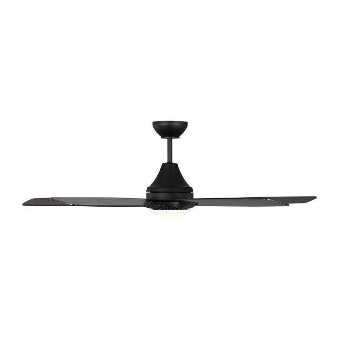 Myhouse Lighting Generation Lighting - 5LWDR52MBKD - 52"Ceiling Fan - Lowden - Midnight Black