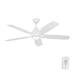 Myhouse Lighting Generation Lighting - 5LWDR52RZWD - 52"Ceiling Fan - Lowden - Matte White