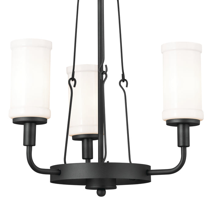 Myhouse Lighting Kichler - 52450BKT - Three Light Mini Chandelier - Vetivene - Textured Black