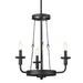 Myhouse Lighting Kichler - 52450BKT - Three Light Mini Chandelier - Vetivene - Textured Black