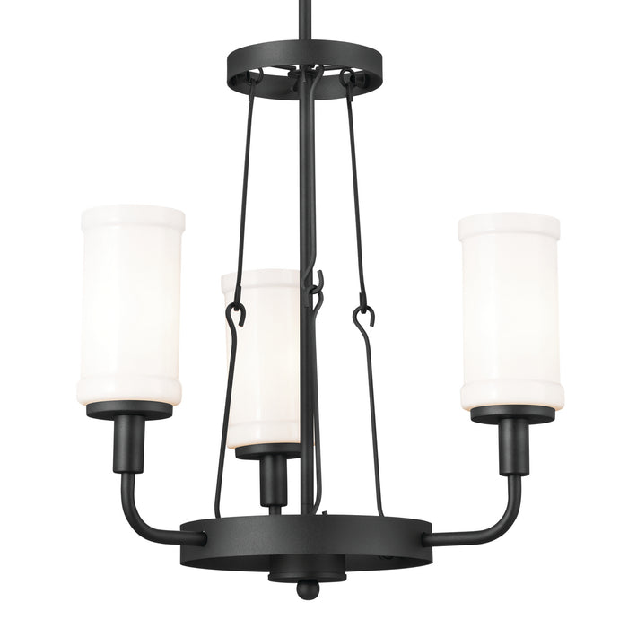 Myhouse Lighting Kichler - 52450BKT - Three Light Mini Chandelier - Vetivene - Textured Black