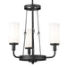 Myhouse Lighting Kichler - 52450BKT - Three Light Mini Chandelier - Vetivene - Textured Black