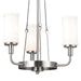 Myhouse Lighting Kichler - 52450CLP - Three Light Mini Chandelier - Vetivene - Classic Pewter