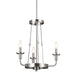 Myhouse Lighting Kichler - 52450CLP - Three Light Mini Chandelier - Vetivene - Classic Pewter