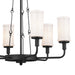 Myhouse Lighting Kichler - 52451BKT - Six Light Chandelier - Vetivene - Textured Black