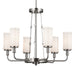 Myhouse Lighting Kichler - 52451CLP - Six Light Chandelier - Vetivene - Classic Pewter