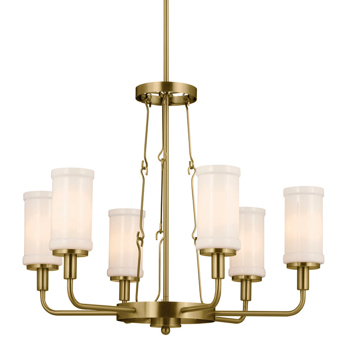 Myhouse Lighting Kichler - 52451NBR - Six Light Chandelier - Vetivene - Natural Brass