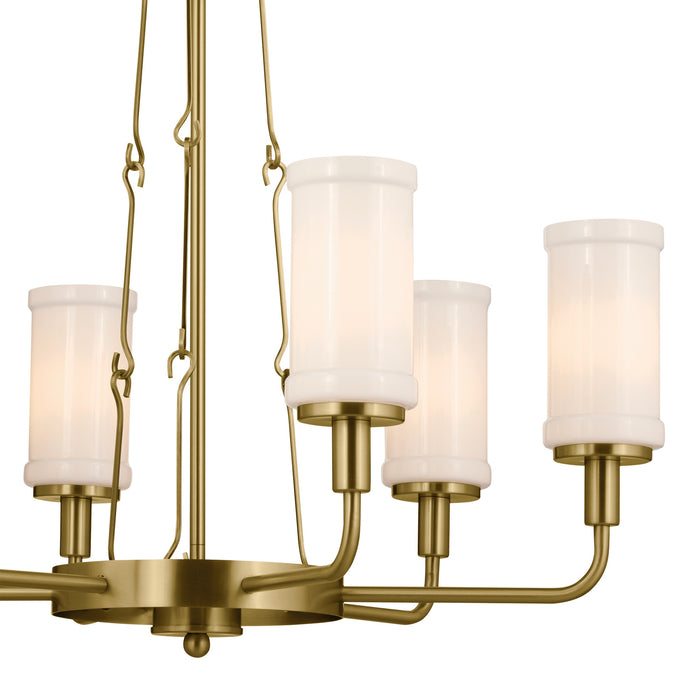 Myhouse Lighting Kichler - 52451NBR - Six Light Chandelier - Vetivene - Natural Brass