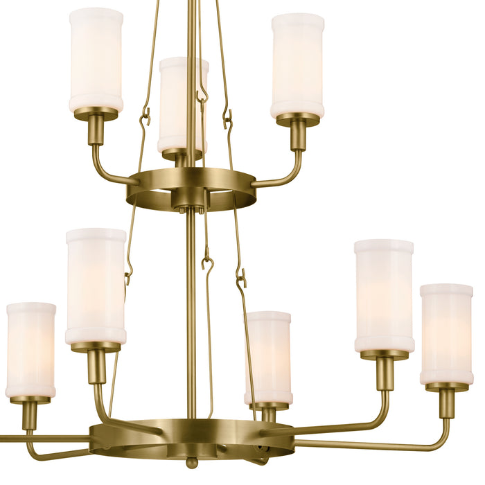 Myhouse Lighting Kichler - 52452NBR - Nine Light Chandelier - Vetivene - Natural Brass