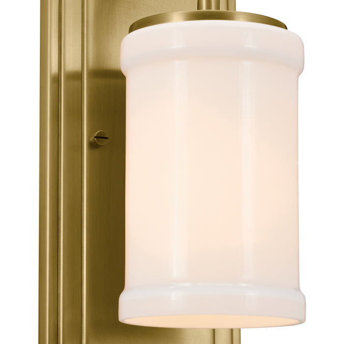 Myhouse Lighting Kichler - 52454NBR - One Light Wall Sconce - Vetivene - Natural Brass