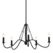 Myhouse Lighting Kichler - 52455BKT - Five Light Chandelier - Freesia - Textured Black