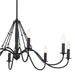 Myhouse Lighting Kichler - 52456BKT - Eight Light Chandelier - Freesia - Textured Black