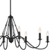 Myhouse Lighting Kichler - 52457BKT - Eight Light Chandelier - Freesia - Textured Black