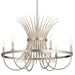 Myhouse Lighting Kichler - 52458NI - Six Light Chandelier - Baile - Brushed Nickel