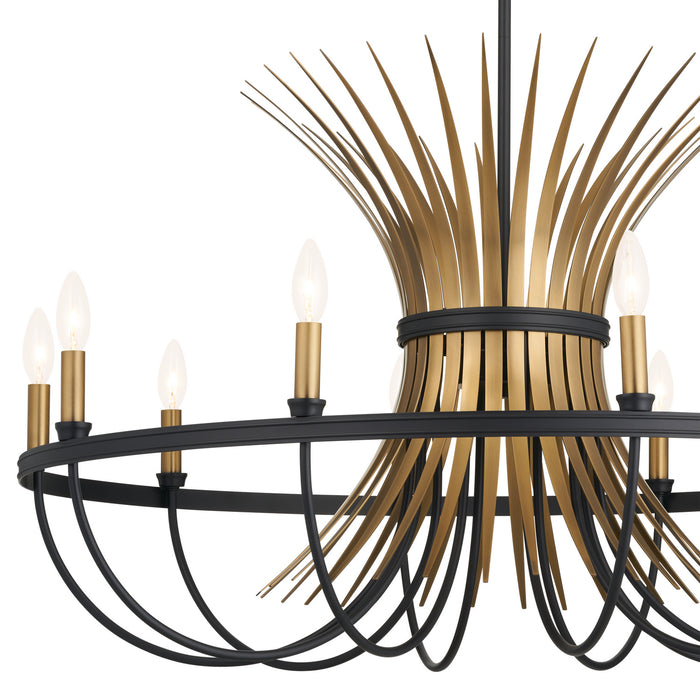 Myhouse Lighting Kichler - 52459BK - Ten Light Chandelier - Baile - Black