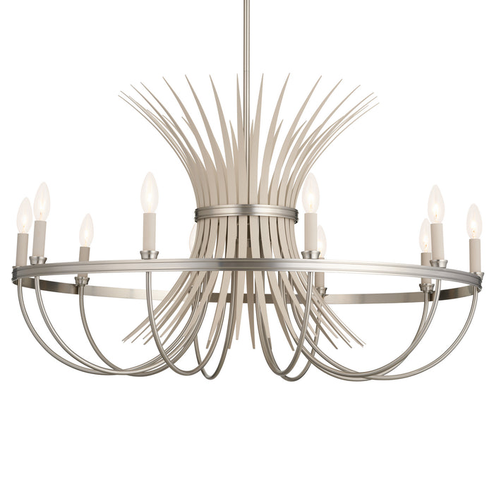 Myhouse Lighting Kichler - 52459NI - Ten Light Chandelier - Baile - Brushed Nickel