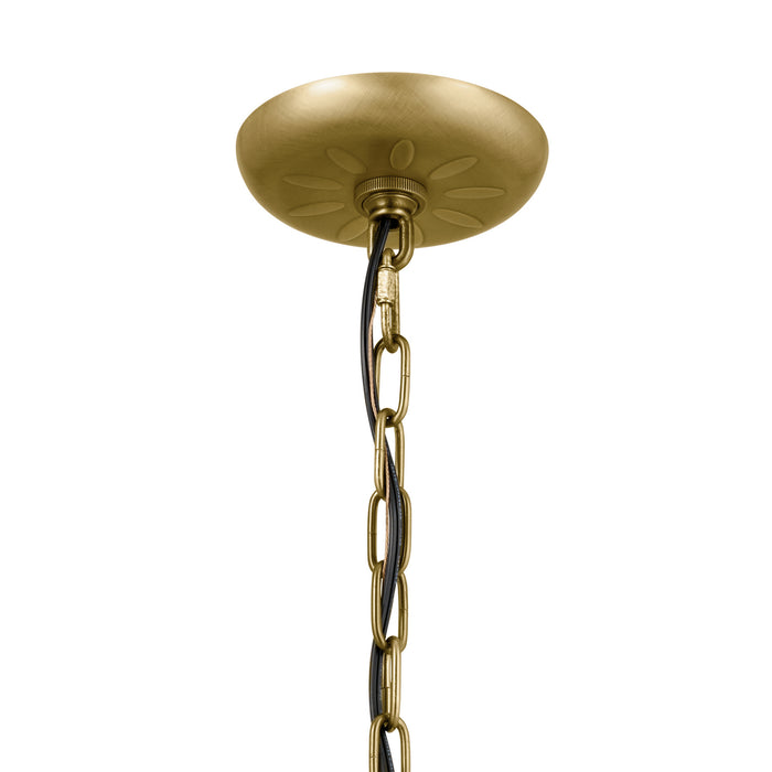 Myhouse Lighting Kichler - 52465NBR - Three Light Chandelier/Semi Flush - Heddle - Natural Brass