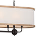 Myhouse Lighting Kichler - 52467AVI - Eight Light Linear Chandelier - Heddle - Anvil Iron