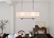 Myhouse Lighting Kichler - 52467AVI - Eight Light Linear Chandelier - Heddle - Anvil Iron