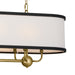 Myhouse Lighting Kichler - 52467NBR - Eight Light Linear Chandelier - Heddle - Natural Brass